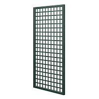 Treillis renforcé en bois maille carrée 1m x 2m - Vert